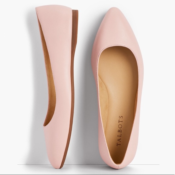 Talbots Shoes - Talbots Blush Poppy Pointed Toe Ballet Flats | 7.5